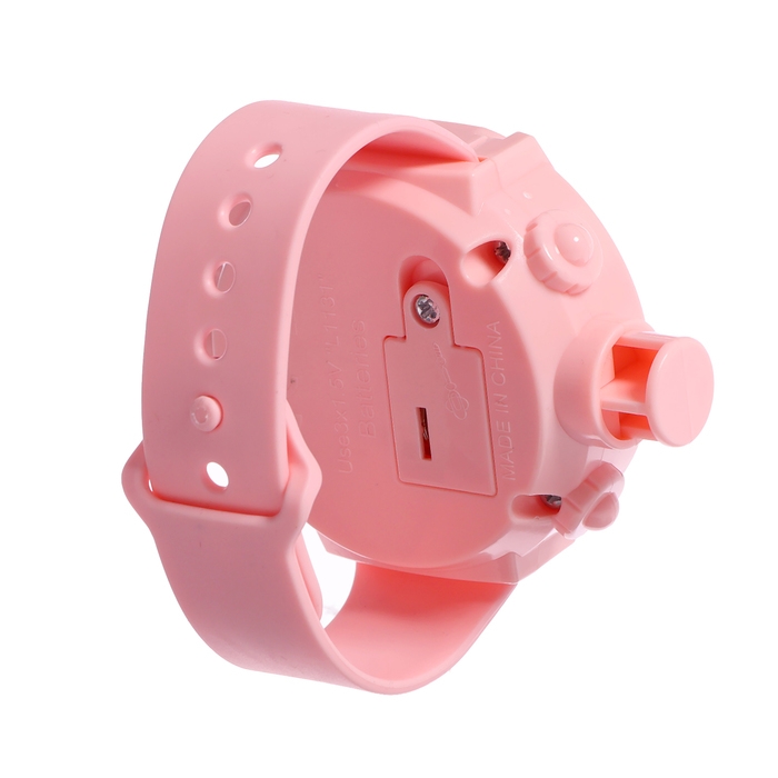 Часы-проектор &laquo;Милашки&raquo;, световые эффекты, 24 картинки, цвет розовый