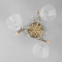 Люстра "Фриони" 3 лампы 40Вт Е27 бронза 45х45х26