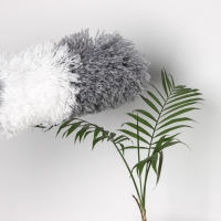 Щётка для пыли Raccoon, плоская насадка 40&times;7,5 см, пушистая насадка 41&times;13 см, телескопическая ручка 230 см