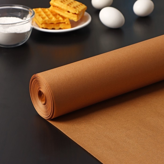 Пергамент силиконизированный, Nordic EB Golden, 38&times;100 м, бумага для выпечки профессиональная