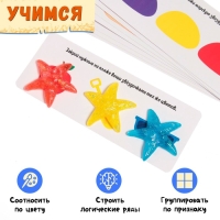 Развивающий набор &laquo;Морские задания&raquo;, 10 пластиковых фигурок, набор карточек