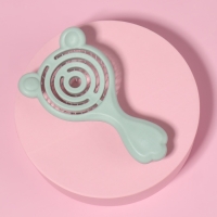 Расчёска массажная, вентилируемая, 13,5 &times; 7,5 см, цвет зелёный