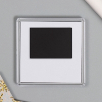 Новогодний набор "Зая" (Новогодний брелок 3,5х5 см, Новогодний магнит 5,7х5,7 см)