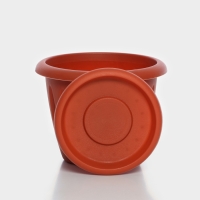 Горшок с поддоном &laquo;Фелиция&raquo;, 900 мл, цвет терракотовый