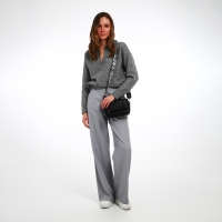 Сумка женская через плечо TEXTURA, маленький размер, цвет чёрный