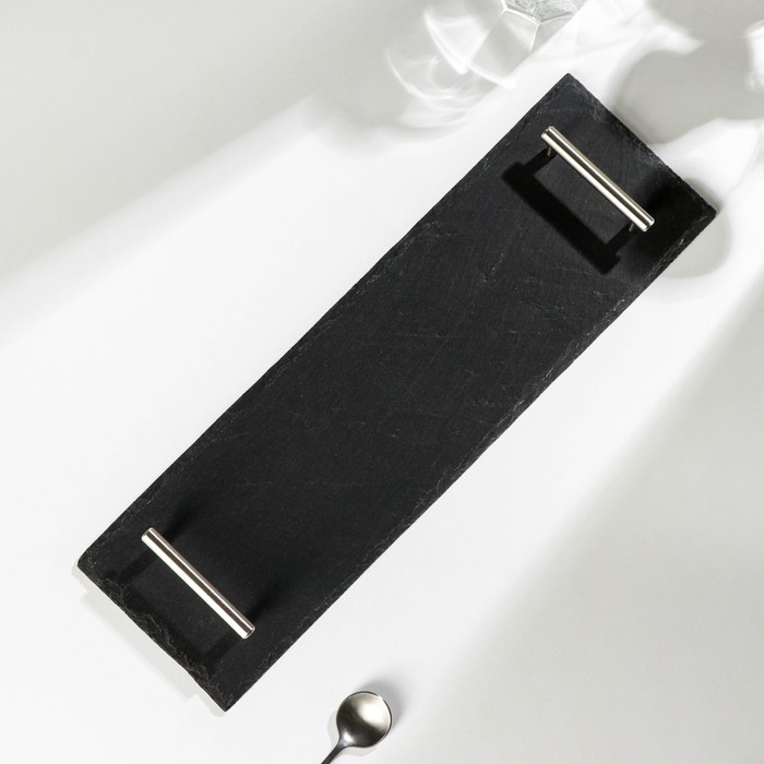 Поднос из сланца Magistro Valley, 40&times;12 см