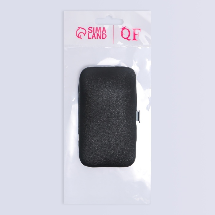 Набор маникюрный &laquo;Style&raquo;, 8 предметов, в футляре, цвет чёрный