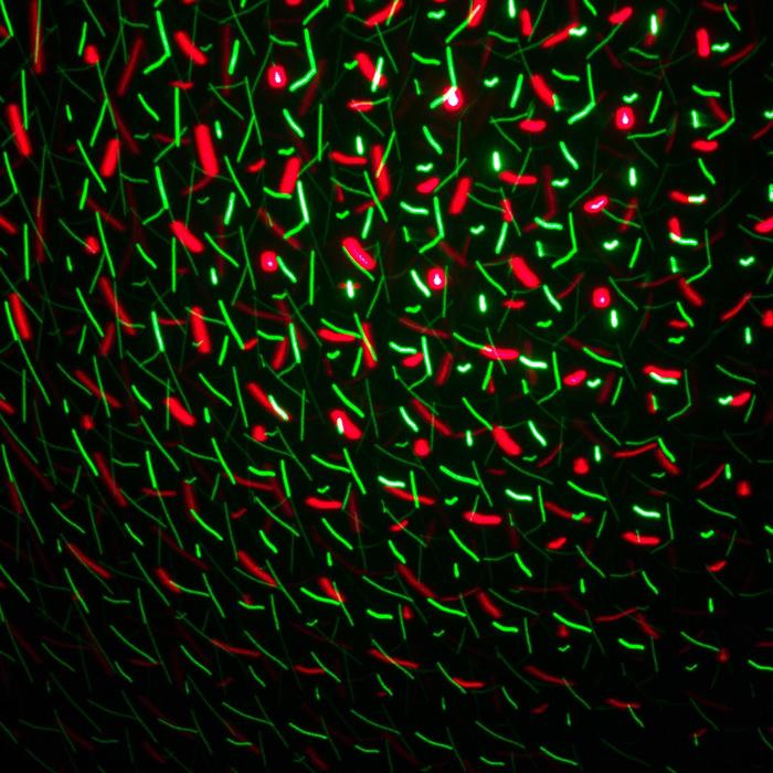 Световой прибор &laquo;Точки&raquo;, IP65, пульт ДУ, свечение красное/зелёное, 12 В