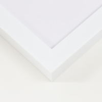 Фоторамка пластик "МИРАМ" 25х25 см, 641861-11, белый (пластиковый экран)