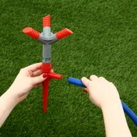 Распылитель 3&minus;лепестковый, штуцер под шланги 1/2" (12 мм) &minus; 5/8" (16 мм) &minus; 3/4" (19 мм), пика, пластик, Greengo