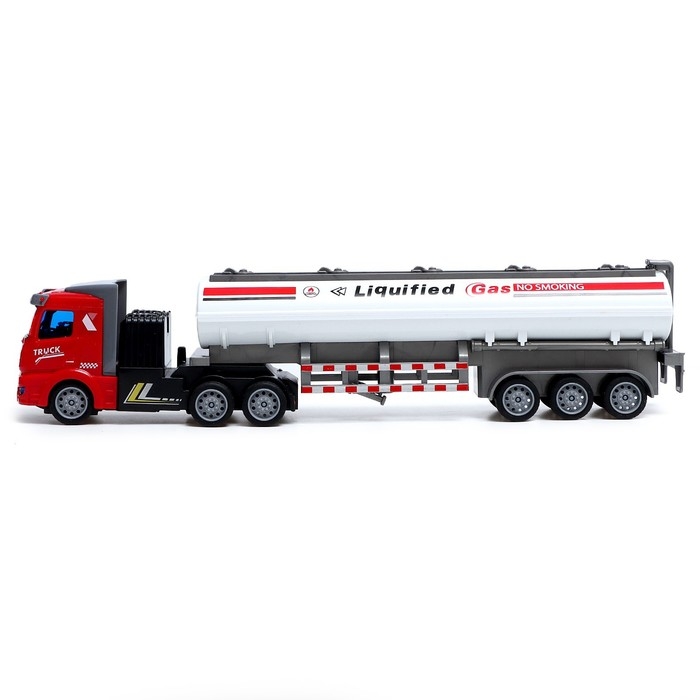 Грузовик радиоуправляемый &laquo;Бензовоз&raquo;, масштаб 1:48, свет, работает от аккумулятора