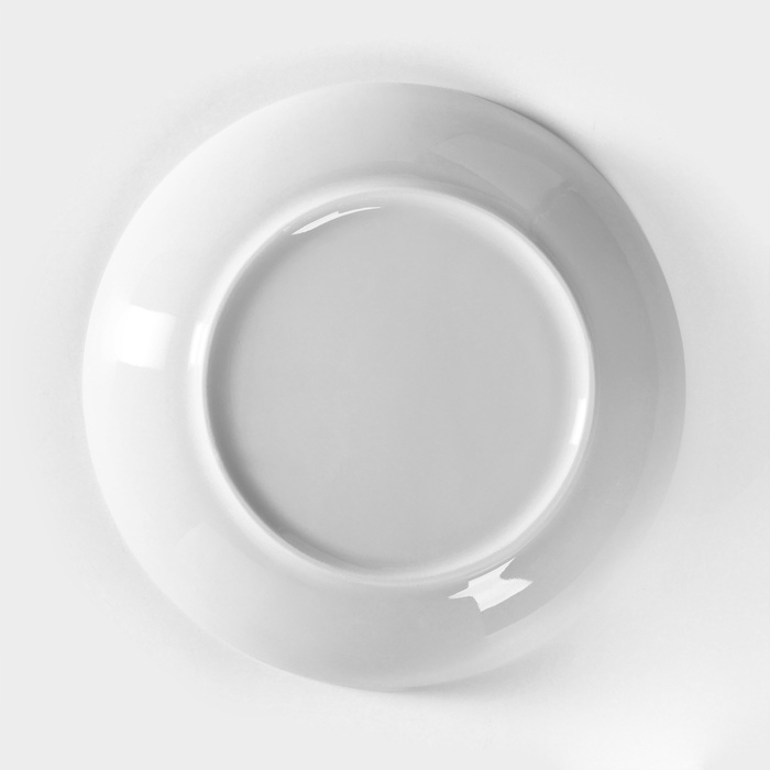 Тарелка фарфоровая глубокая &laquo;Универсал&raquo;, 600 мл, d=20,5 см, белая