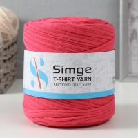 Трикотажная пряжа вторичная 90% хлопок,10% п/э, 100м/450&plusmn;50 гр (коралл) МИКС