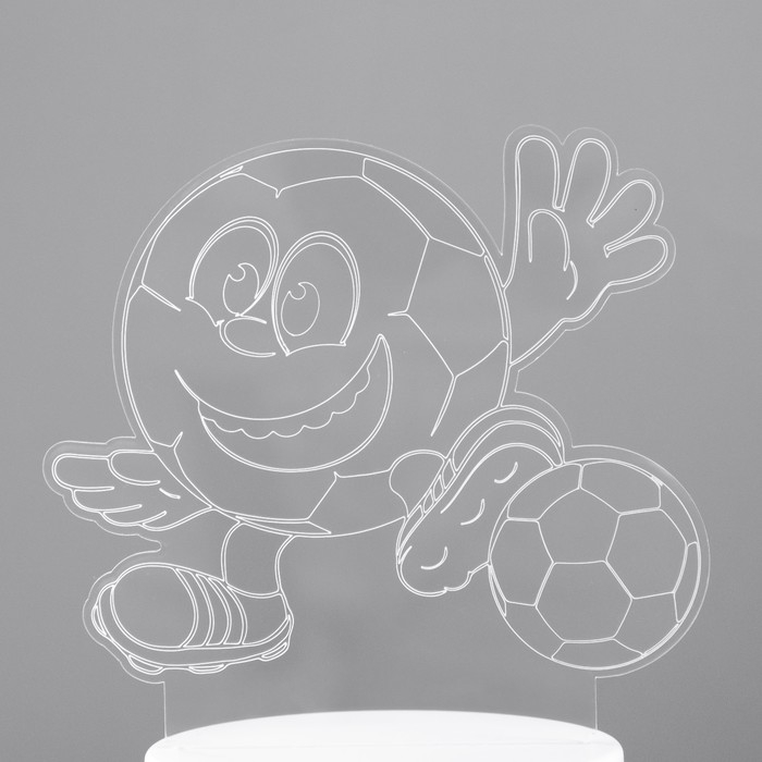 Светильник "Футбик" LED RGB от сети 13х9,5х12,6 см RISALUX