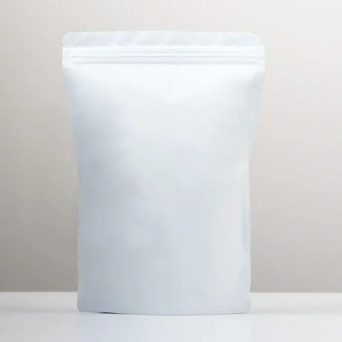 Пакет дой-пак, матовый, белый с окном, 14 х 20 х 4 см