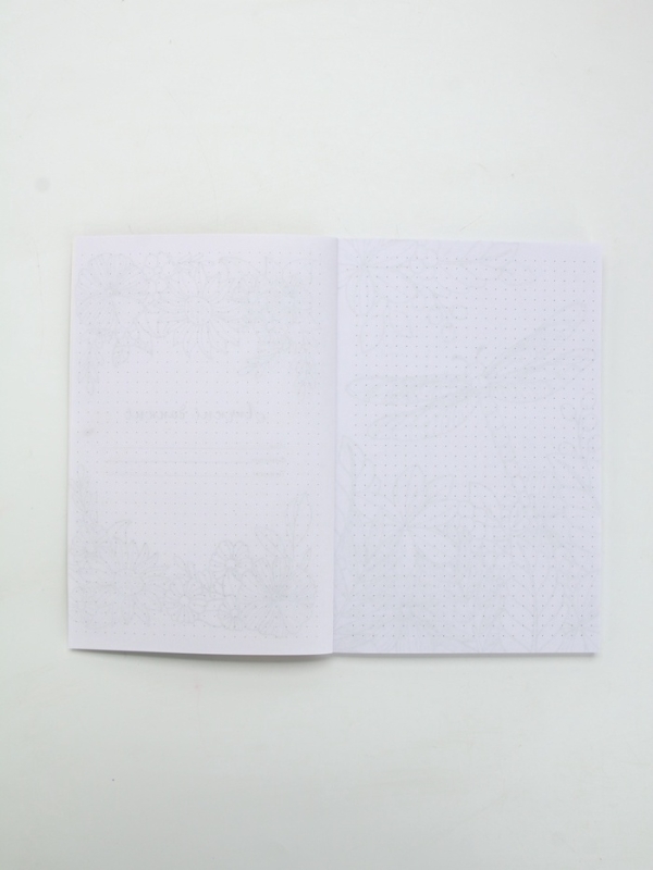 Ежедневник-смешбук раскраска антистресс  А5, 80 листов "Счастье"