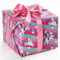 Упаковочная бумага &laquo;Мышка и Единорог&raquo;, 70 &times; 100 см,