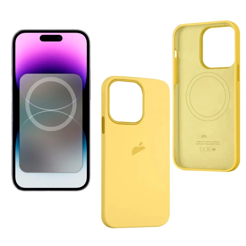 Чехол iPh 14 Pro Silicon Case 100% ORG Sun Glow