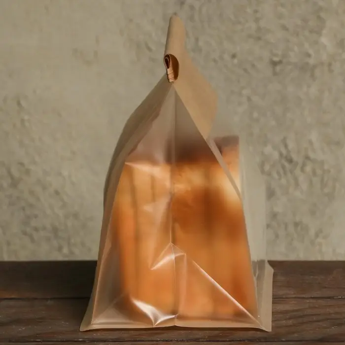 Пакет крафт бумажный, с окном, прямоугольное дно, 16&times;13&times;26 см