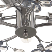 Люстра "Цветы" 5х40Вт Е27 хром 50х50х18см