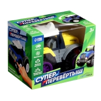 Трактор-перёвертыш &laquo;Хозяин фермы&raquo;, работает от батареек, цвет жёлтый