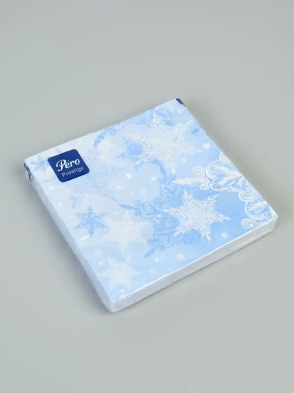 Салфетки бумажные трёхслойные &laquo;Снежный вальс&raquo; 33х33, 20 шт