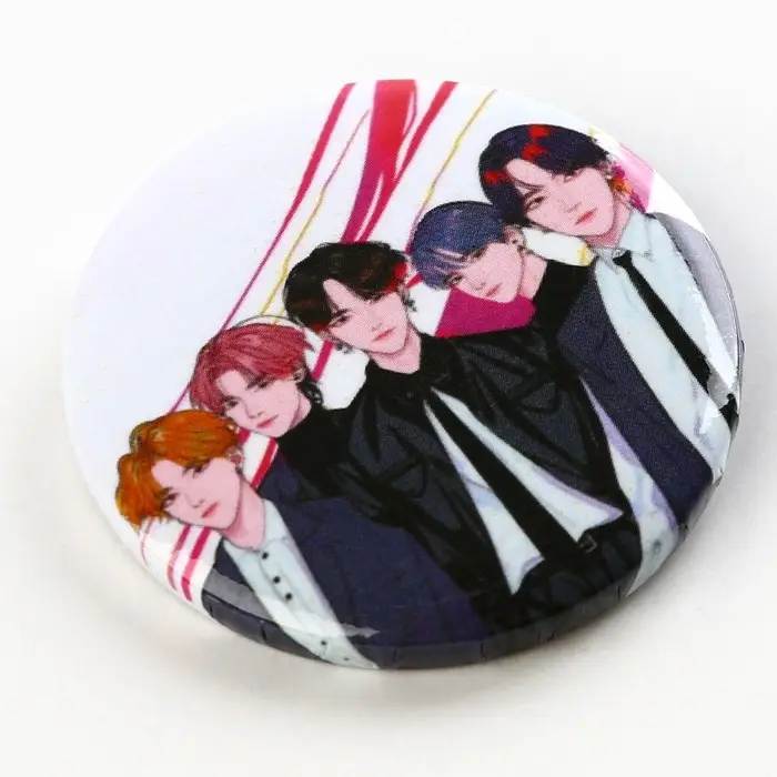 Значок закатной аниме &laquo;Парни&raquo;, K-pop, d=38мм