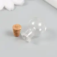 Декор для творчества стекло &laquo;Бутыль с пробкой&raquo; 1.9&times;1.9&times;2.4 см