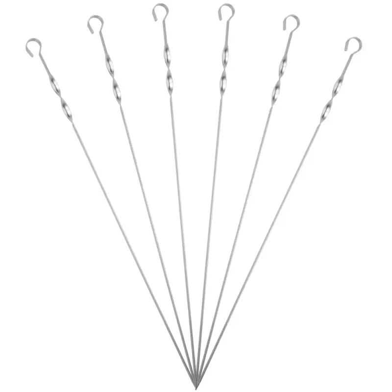 Набор шампуров в чехле Long Bower, серый