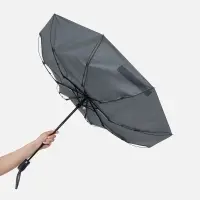 Зонт складной Brellix, серый