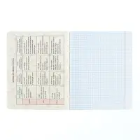 Тетрадь предметная Calligrata TOP "Абстракция", 48 листов в клетку Английский язык, со справочным материалом, обложка мелованный картон, голографическая ламинация, блок офсет