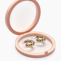 Подставка для украшений &laquo;Круг&raquo;, 11,5*11,5*4,5 см, цвет розовый