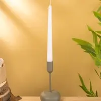 Подсвечник на 1 свечу текстурный "Графит" 8х8х15,5 см