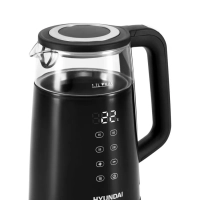 Чайник HYK-G6404 1.7л. 2200Вт черный