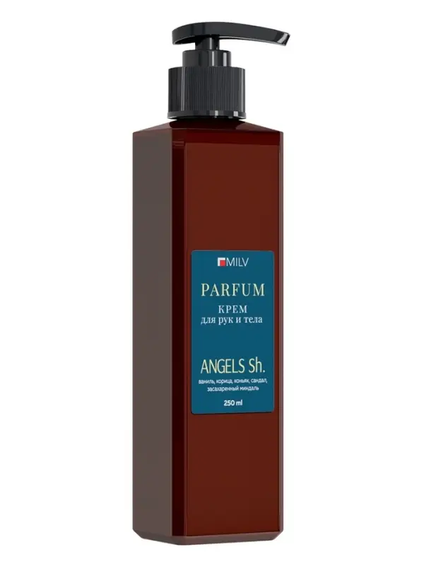Крем для рук и тела парфюмированный MILV питательный по мотивам ANGELS SHARE, 250 мл