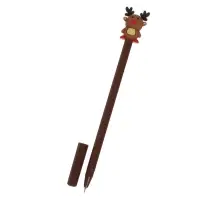 Ручка гелевая-прикол &laquo;Дед Мороз/Елка/Олень/Снеговик&raquo;, МИКС (штрихкод на штуке)