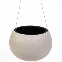 Кашпо "Жемчужина" 4л подвесное, бежевый