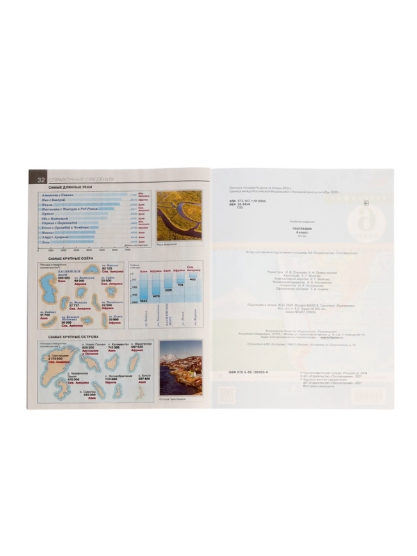 Атлас ДФ География 6кл /нов. Границы 2025