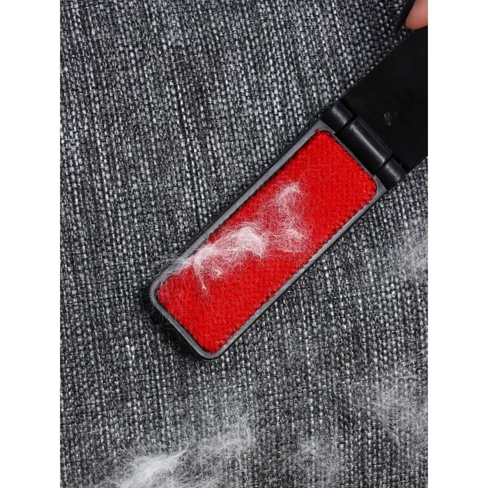 Щётка для одежды складная, 0.6&times;3.5&times;9.5 см, чёрная