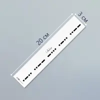 Переводная тату на тело чёрная &laquo;Браслет. Люблю. Азбука Морзе&raquo;, 20&times;3 см