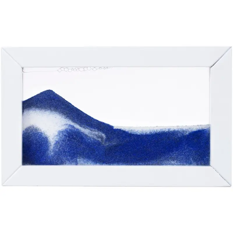 Песочная картина-антистресс Zenscape, белая с синим Песочная картина-антистресс Zenscape, белая с синим