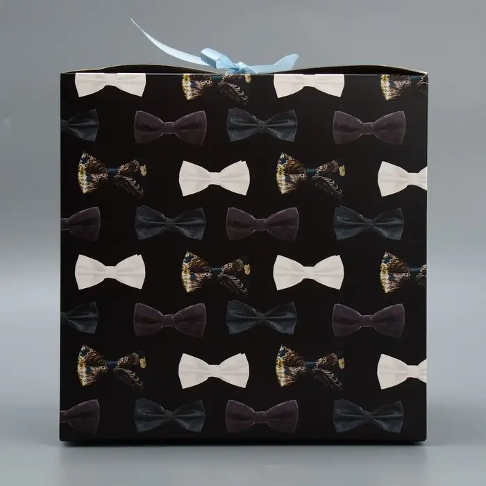 Коробка подарочная складная, упаковка, &laquo;Джентельмену&raquo;, 18 х 18 х 18 см