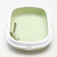 Туалет с бортом 40&times;34&times;11 см, зелёный