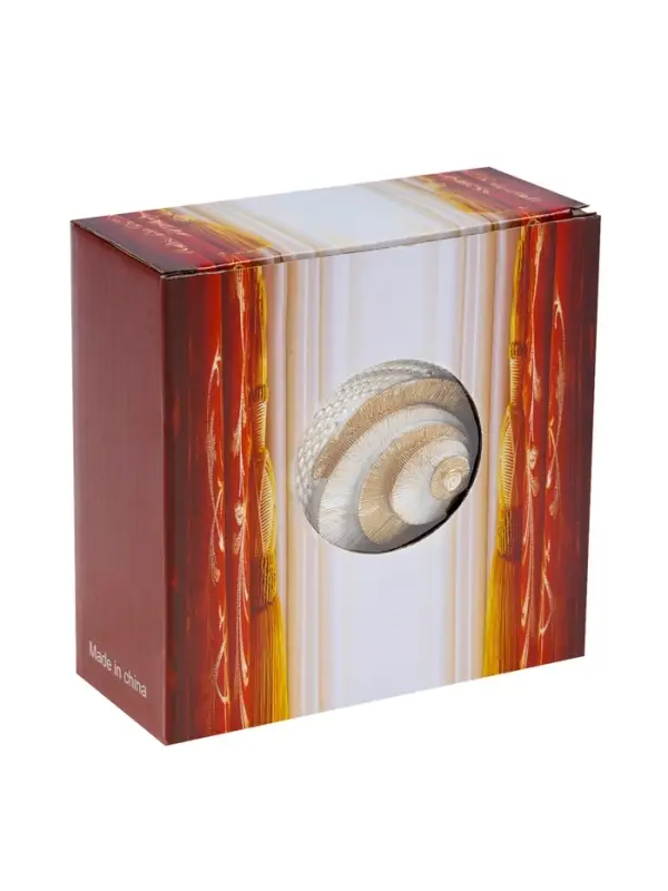 Крючок для штор CAPPIO KS038, d=11 см, цвет белый с золотом, 2 шт