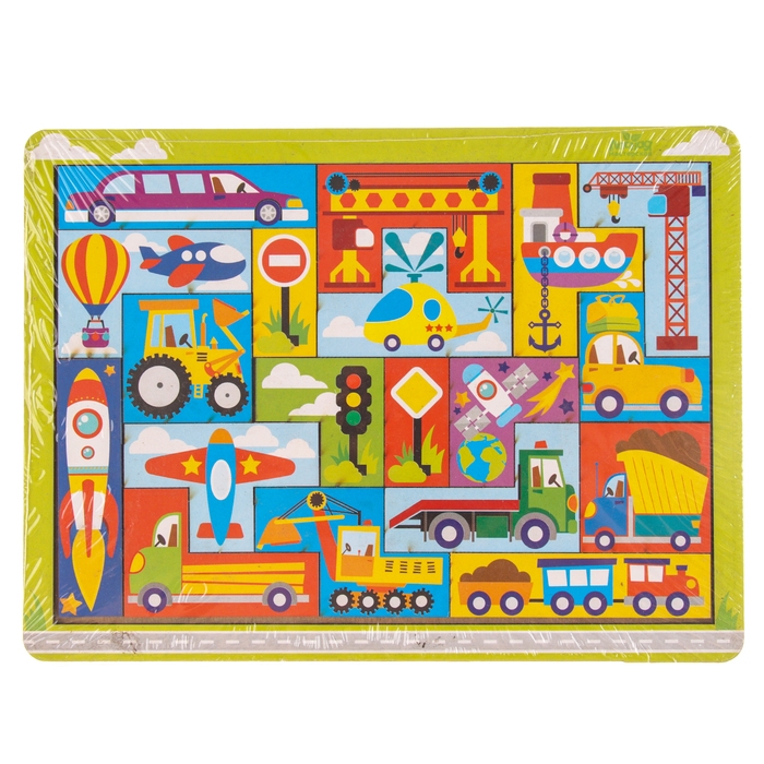 Головоломка тетрис &laquo;Транспорт&raquo;