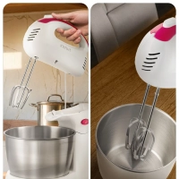 Миксер ручной и стационарный КТ-3485 - 250 Вт