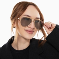 Очки солнцезащитные фотохромные, uv 400, дужка 14.3 см, ширина 13.7 см, линза 5.3 х 5.7 см    107979