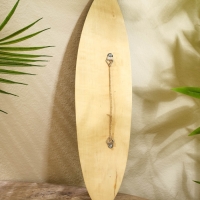 Панно "Доска для сёрфа "Три Сплитти" дерево 40х11 см