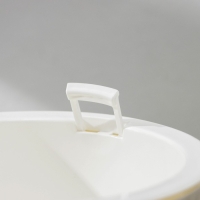 Кашпо для цветов со вставкой &laquo;Вдохновение&raquo;, 1,6 л, d=16 см, h=13,5 см, белое