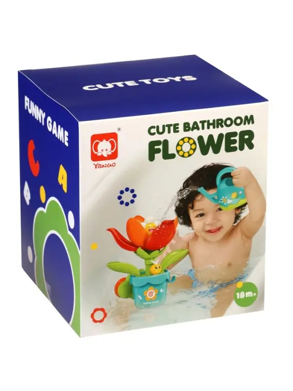 Игрушка для ванны "Цветочек" с лейкой, на присосках